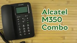 Розпаковка Alcatel M350 Combo
