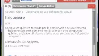 Definici&oacute;n de halogenuro