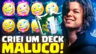 CRIEI UM DECK MALUCO E PEGUEI TOP 1 DO BRASIL NO CLASH ROYALE!