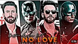 Ft.Captain America || Captain America Editz || Captain America x No Love Song Editz || Ani Editz ||