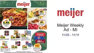 Meijer Weekly Ad - MI 11/05 - 11/11
