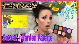 Saucebox Cosmetics : Secret Garden Palette | Try on with me !