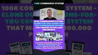 100K Commission System- 100% Done-For-You Commission&nbsp;System That Makes $100,000 Per Month #shorts