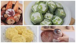 6 kinds of dessert tutorial! Easy to learn!Cheese and nut filled dessert and more...