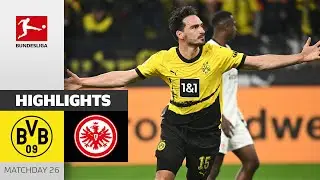 BVB Back on CL Course! | Borussia Dortmund - Frankfurt 3-1 | Highlights | Matchday 26 &ndash; Bundesliga