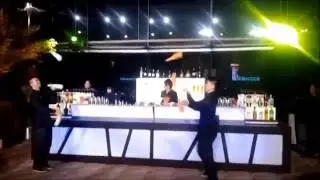 Wine Bottle Juggling Performers HK