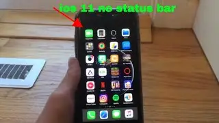REMOVE YOUR STATUS BAR ON IOS 11.0.3/11 (3D TOUCH DEVICES ONLY)