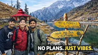 NO PLANS. JUST VIBES. | Kareri Lake Trip With Friends 🏔️