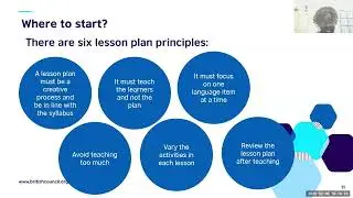 TEA webinar extract | The 6 lesson plan principles