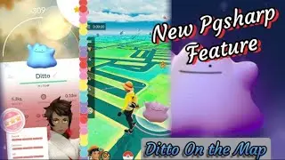 New Pgsharp Beta features Ditto in wild hack #modapk #spoofing #pok&eacute;mongo