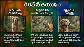 బుర్ర షార్ప్ గా పనిచేస్తే ఎలాంటి ఆపదనుండి అయినా తప్పించుకోవచ్చు I Dog And Tiger Motivational Sotry