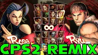 Street Fighter IV - Character Select Screen -Game Arrange- (CPS-2 Remix)