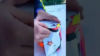Unboxing UCL Ball ASMR 🔊⚽️❄️ #shorts