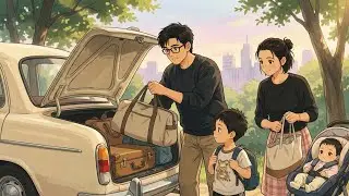 The day our family decided to leave the city and return to our hometown | Ben's Ghibli-Style story