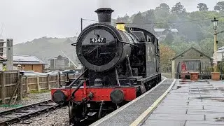 A Quick Ride on the Paignton and Dartmouth Railway with ex- GWR locomotive 4247 - 9th September 2025