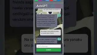 AutoGPT helps to your college project 🔥 