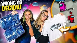 AMOMG US DECIDIU MEU LOOK - JOGANDO AMONG US COM OS INSCRITOS