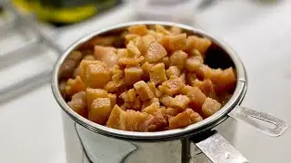 How to cook Crispy Lard and Lard Oil