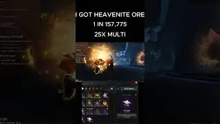 I GOT HEAVENITE ORE 1 IN 157,775 In THE FORGE Roblox! #foryou #theforge #theforgeroblox #roblox