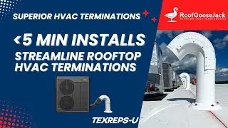 RoofGoose RJ4-Utility Vent — Installation Guide for Line Sets & Vents on Flat Roofs