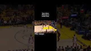 Aquaman Steve Adams Effects series GSWvs rockets#basketball #nba#gswvsrockets