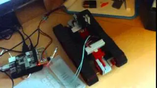 Test: Fischertechnik powered by Raspberry Pi and Gertbot Board