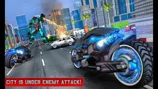 US Police Transform Robot Car: Real Robot Car Game