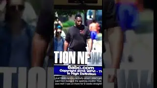 Local news footage