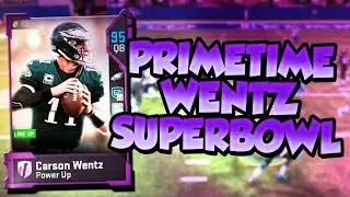 Madden 19 Ultimate Team :: Primetime Wentz in Superbowl! Full Team Diamond Pack!