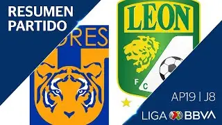 Resumen y Goles | Tigres vs Le&oacute;n | Jornada 8 - Apertura 2019  - Liga BBVA MX