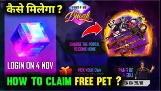 HOW TO COMPLETE COME TO HOME FREE FIRE EVENT||CHARGE THE PORTAL EVENT FREE FIRE||HOW TO CLAIM PET?
