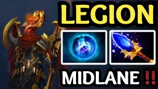 🔥 LEGION COMMANDER MID &mdash; 0 DEATHS, EVERY DUEL IS GOLD !! DOTA 2 🔥