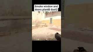 smoke window and doors plant B dust2 in cs2 #cs2 #dust2 #smoke #steam #кс2 #даст2 #смок #стим