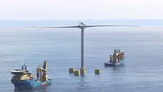 Wind Turbine Installation at Sea