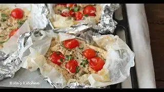 PETTI DI POLLO AL CARTOCCIO, ricetta super light e senza grassi