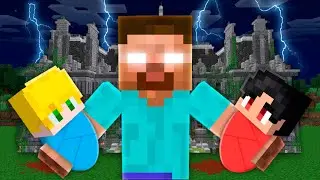 Fomos ADOTADOS pelo HEROBRINE no minecraft