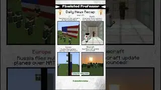 Daily news in 5 seconds!! #news #minecraft #russia
