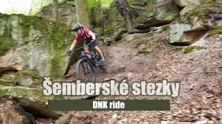 Černý úsek na Šemberských stezkách | DNK Tour | Dámy na kole