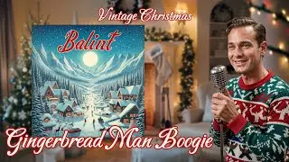 BaIint - Gingerbread Man Boogie (Lyric Video) 100% AI 🎶 Vintage Christmas #aimusic