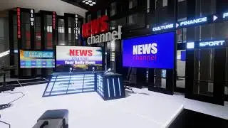 Dexsoft Games: News Channel TV Studio Unity