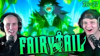 NATSU VS GAJEEL! | Fairy Tail Episode 26 & 27 REACTION!