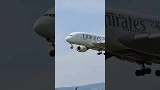 Short Clip from Z&uuml;rich Airport landing runway 14