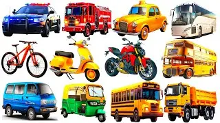 Vehicles name | বিভিন্ন যানবাহনের নাম | vehicles name Bengali to English |Learn transport name |