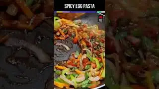 Spicy Egg Pasta! #shorts #viralvideo #pasta #snacks