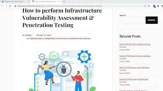 How to Perform Infrastructure Vulnerability Assessment and Penetration Testing
