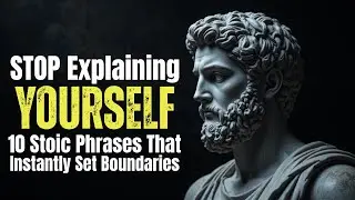 STOP Explaining Yourself: 10 Stoic Phrases That Instantly Set Boundaries 🛑💬🧘&zwj;♂️