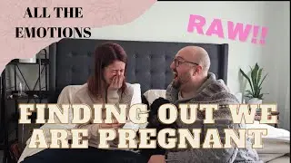 LIVE PREGNANCY TEST - RAW & EMOTIONAL - We are pregnant!