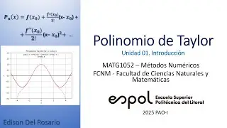 Polinomio Taylor con Python Función y Gráfica