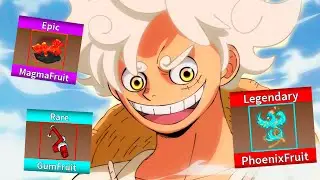 CADA BOSS É UMA FRUTA ALEATÓRIA NO KING PIECE POREM SE EU MORRER O VÍDEO VAI ACABAR... #1