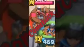 COMEBACK 🙌 #clashroyale #cr #gaming #bandit #attack
